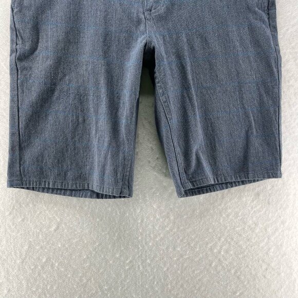 Brixton Shorts Mens Size 32 Toil II Chino Flat Front Walking Stretch Cotton Blue - Picture 4 of 11